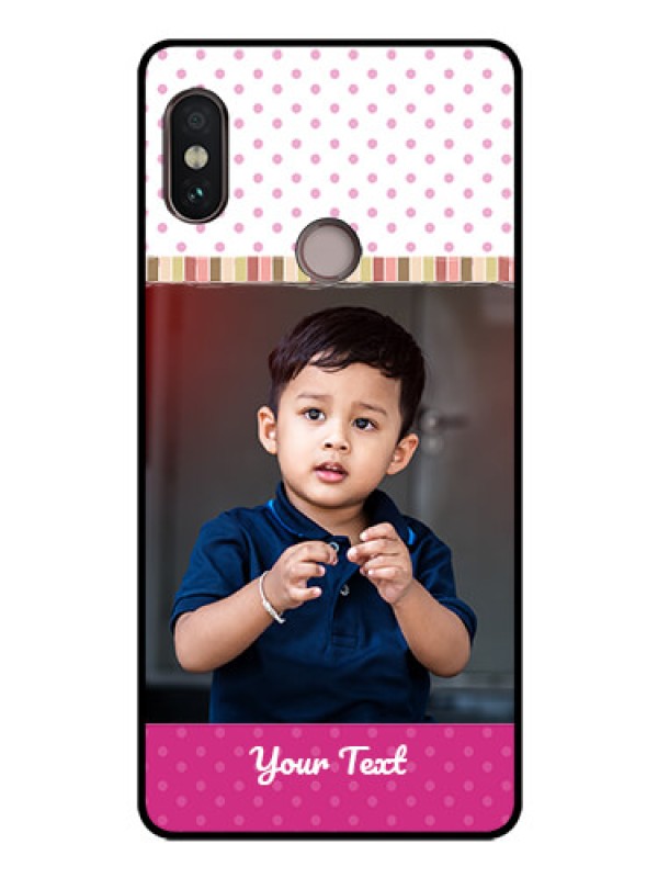 Custom Redmi Note 5 Pro Photo Printing on Glass Case  - Cute Girls Cover Design