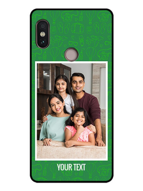 Custom Redmi Note 5 Pro Personalized Glass Phone Case  - Picture Upload Design