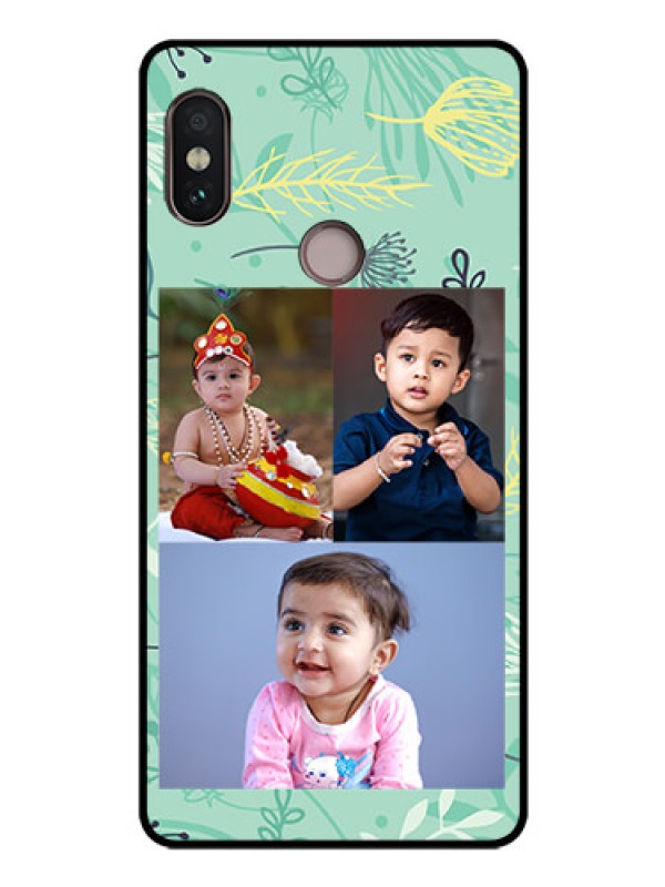 Custom Redmi Note 5 Pro Photo Printing on Glass Case  - Forever Family Design 