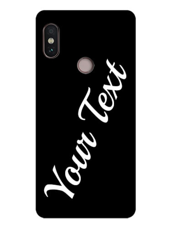 Custom Redmi Note 5 Pro Custom Glass Mobile Cover with Your Name