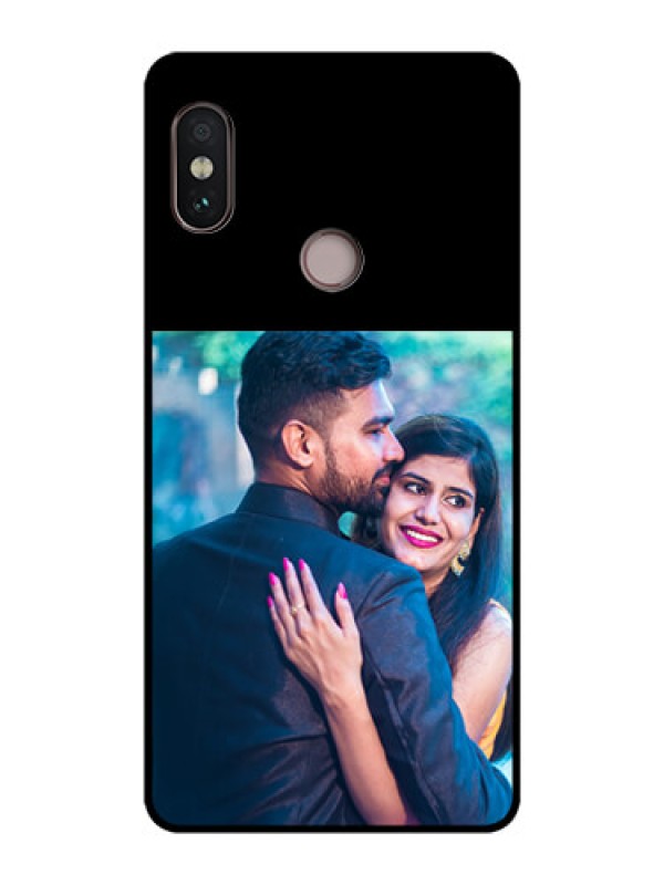 Custom RedmiNote 5 Pro Custom Glass Phone Case - Upload Full Picture With Custom Color Design