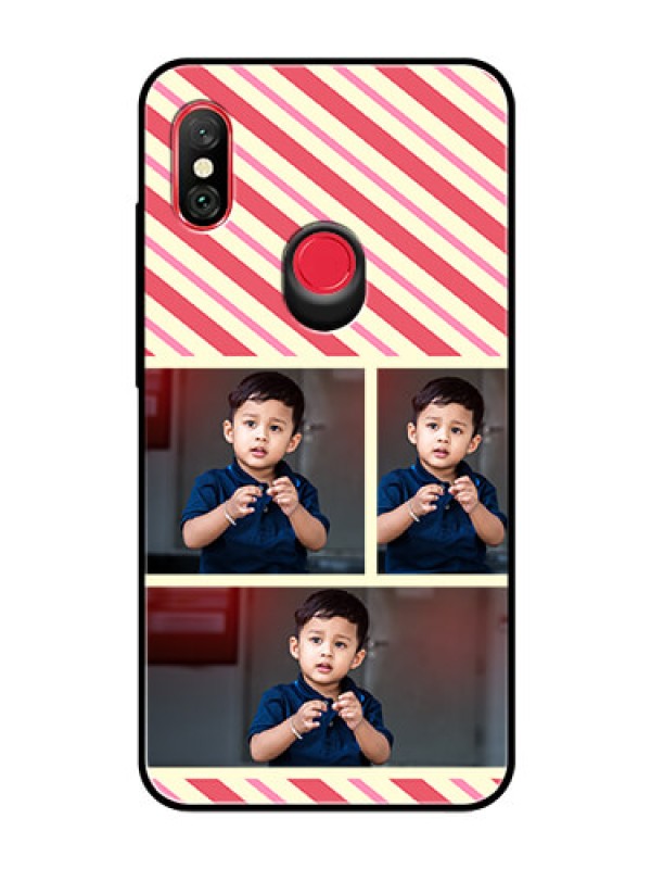 Custom Redmi Note 6 Pro Personalized Glass Phone Case  - Picture Upload Mobile Case Design