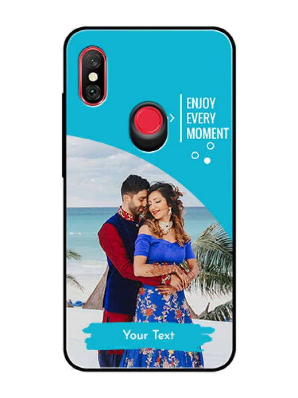 Custom Redmi Note 6 Pro Custom Glass Mobile Case  - Happy Moment Design