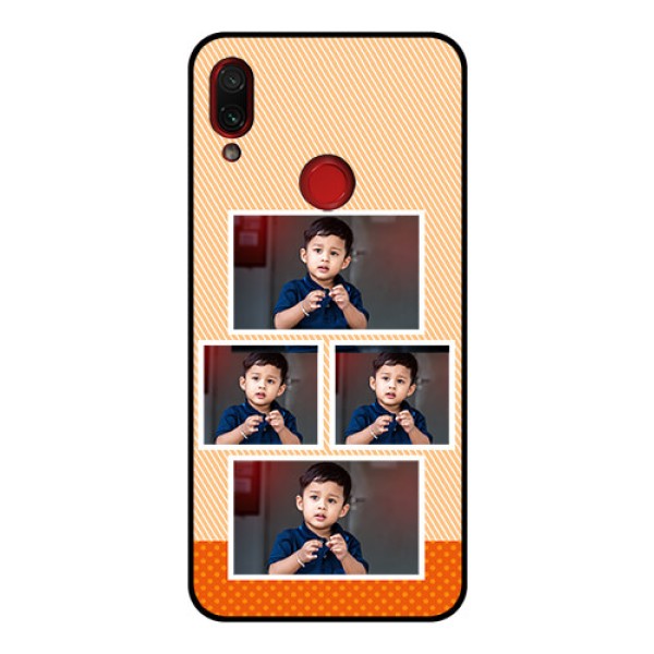 Redmi Note 7 Pro Photo Printing on Glass Case - Bulk Photos Upload Design Redmi Note 7 Pro Photo Printing on Glass Case - Bulk Photos Upload Design