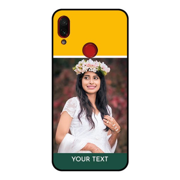 Redmi Note 7 Pro Photo Printing on Glass Case  - Love You Design