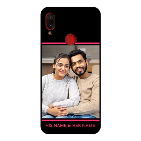 Redmi Note 7 Pro Custom Glass Mobile Case  - with Add Text Design
