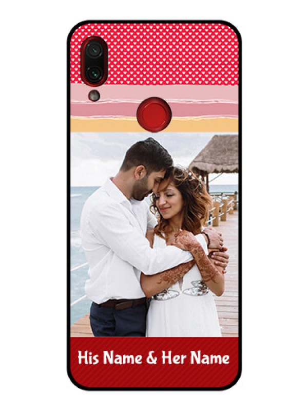 Custom Redmi Note 7 Pro Custom Glass Mobile Case  - Premium Case Design