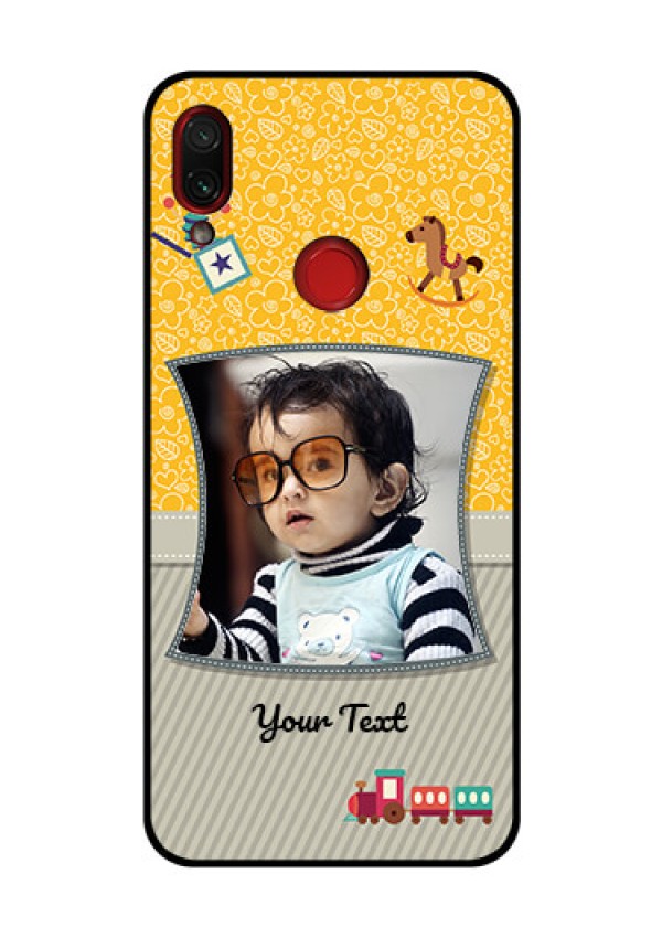 Redmi Note 7 Pro Personalized Glass Phone Case  - Baby Picture Upload Design