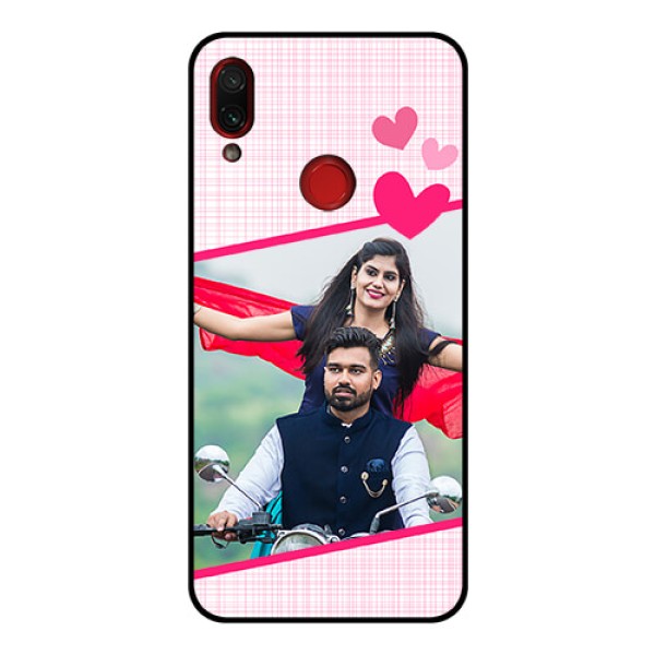 Redmi Note 7 Pro Custom Glass Phone Case - Love Shape Heart Design Redmi Note 7 Pro Custom Glass Phone Case - Love Shape Heart Design