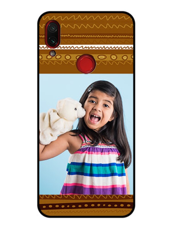 Custom Redmi Note 7 Pro Custom Glass Phone Case  - Friends Picture Upload Design 