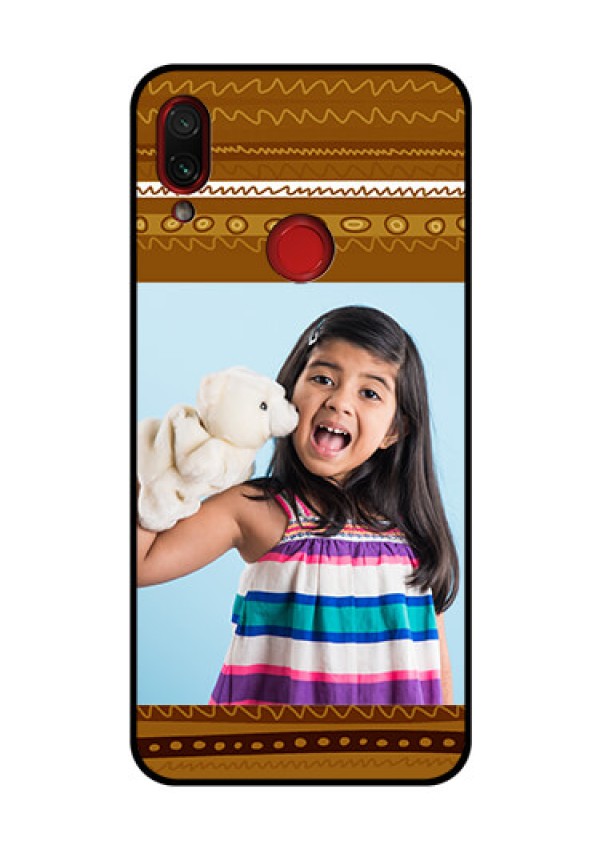 Redmi Note 7 Pro Custom Glass Phone Case  - Friends Picture Upload Design 
