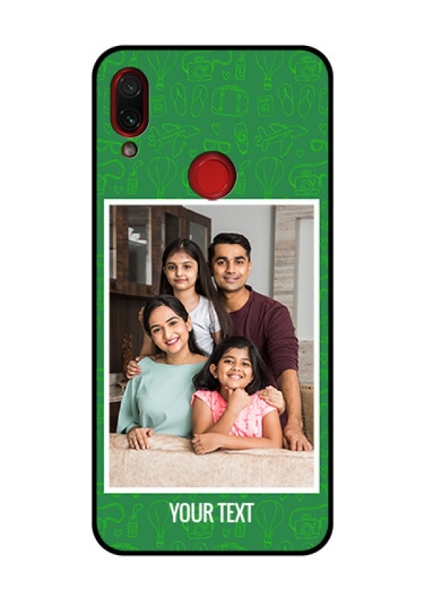 Redmi Note 7 Pro Personalized Glass Phone Case  - Picture Upload Design