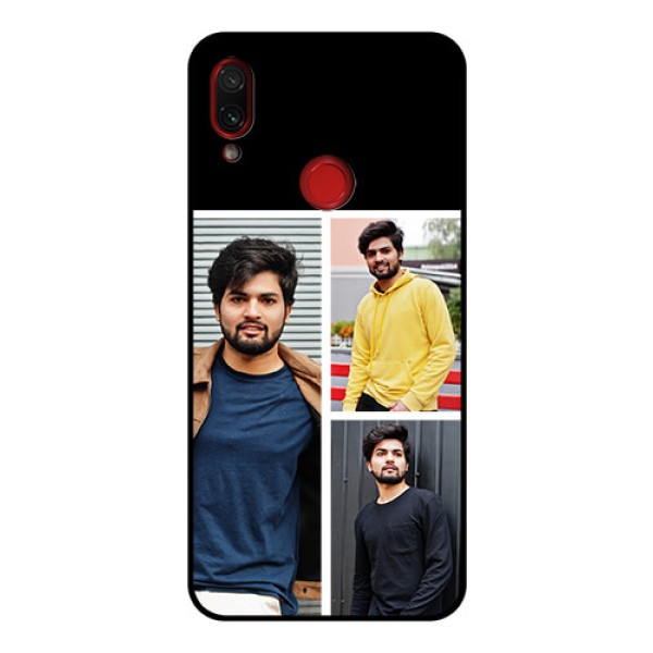 Redmi Note 7 Pro Photo Printing on Glass Case - Upload Multiple Picture Design Redmi Note 7 Pro Photo Printing on Glass Case - Upload Multiple Picture Design