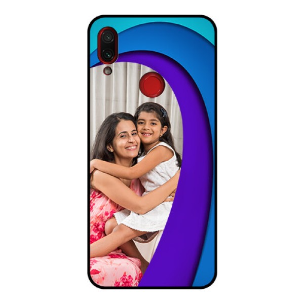 Redmi Note 7 Pro Photo Printing on Glass Case  - Simple Pattern Design