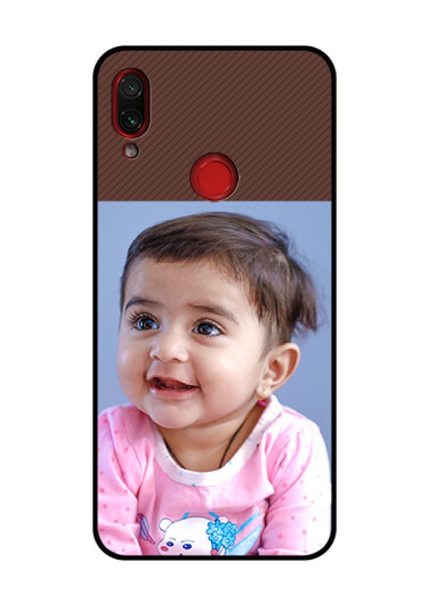 Redmi Note 7 Pro Custom Glass Mobile Case  - Elegant Case Design