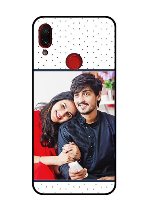 Redmi Note 7 Pro Personalized Glass Phone Case  - Premium Dot Design