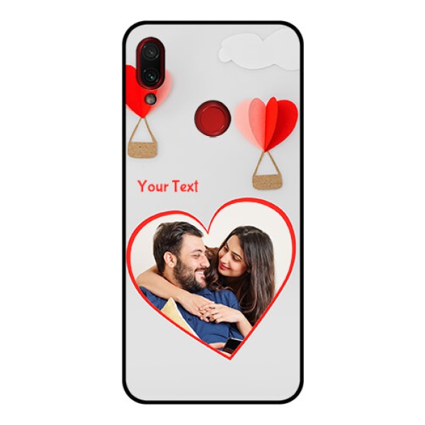 Redmi Note 7 Pro Custom Glass Mobile Case  - Parachute Love Design