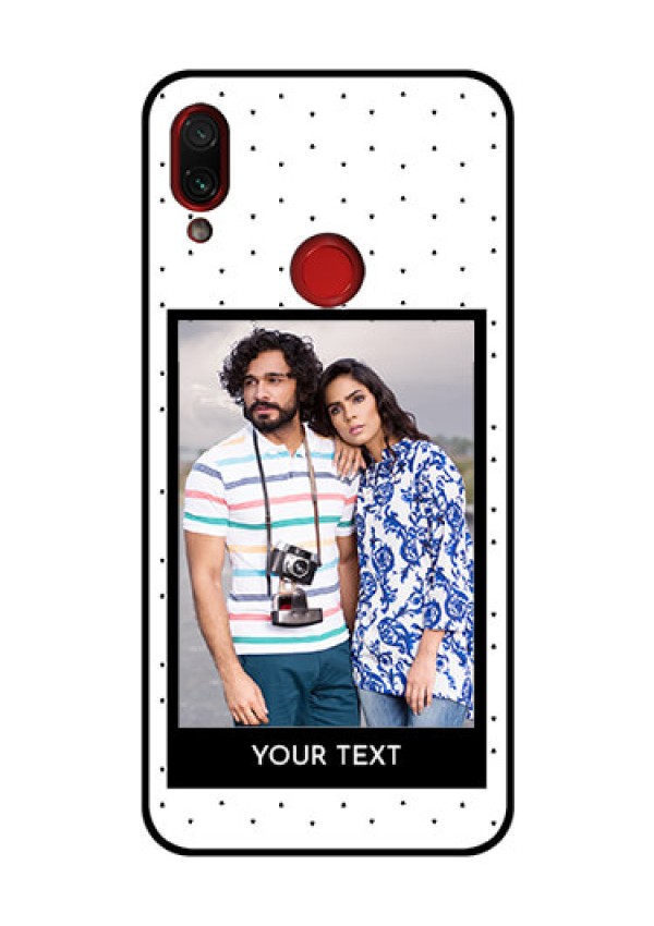 Redmi Note 7 Pro Photo Printing on Glass Case  - Premium Design