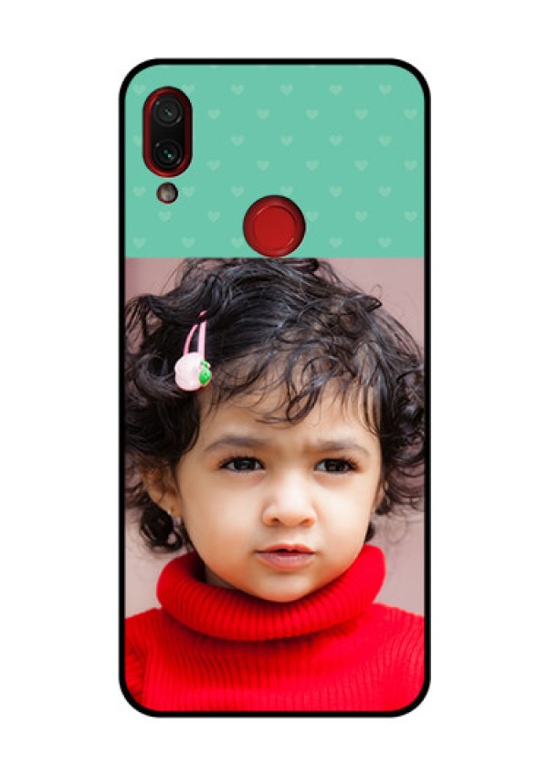 Redmi Note 7 Pro Custom Glass Phone Case  - Lovers Picture Design