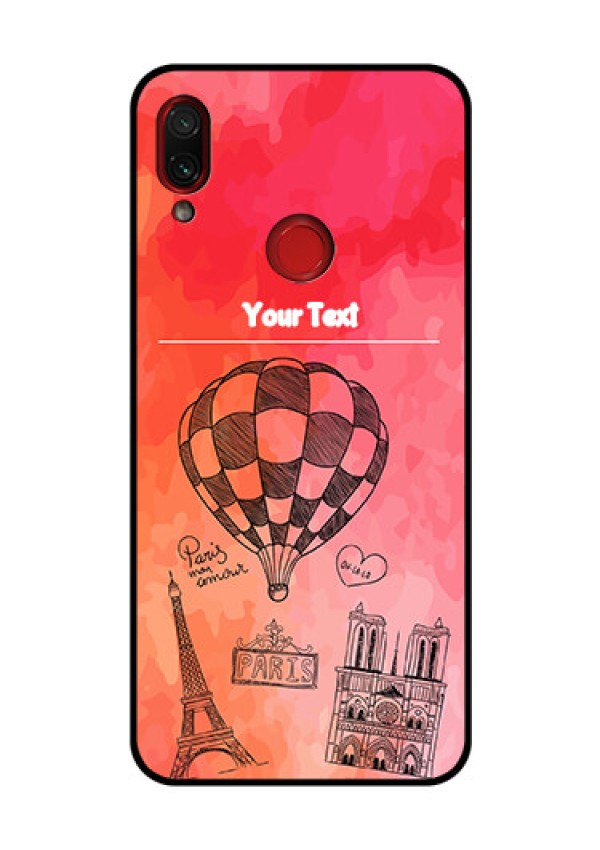 Redmi Note 7 Pro Custom Glass Phone Case  - Paris Theme Design