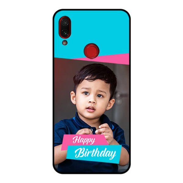 Redmi Note 7 Pro Personalized Glass Phone Case - Image Holder with 2 Color Design Redmi Note 7 Pro Personalized Glass Phone Case - Image Holder with 2 Color Design