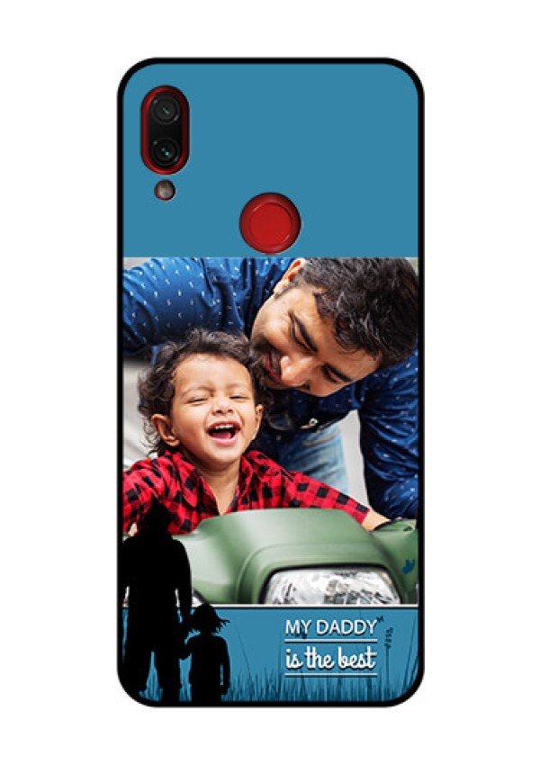 Redmi Note 7 Pro Custom Glass Mobile Case  - Best dad design 