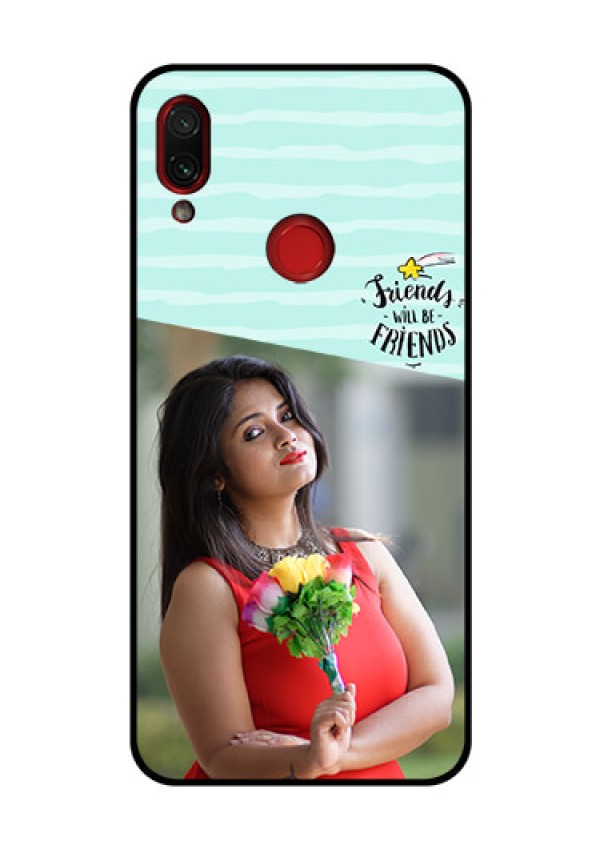 Redmi Note 7 Pro Custom Glass Phone Case  - Friends Picture Icon Design