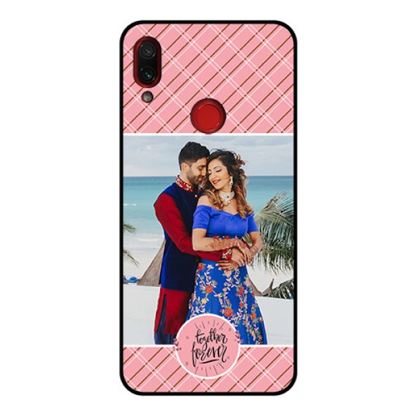 Redmi Note 7 Pro Personalized Glass Phone Case - Together Forever Design Redmi Note 7 Pro Personalized Glass Phone Case - Together Forever Design
