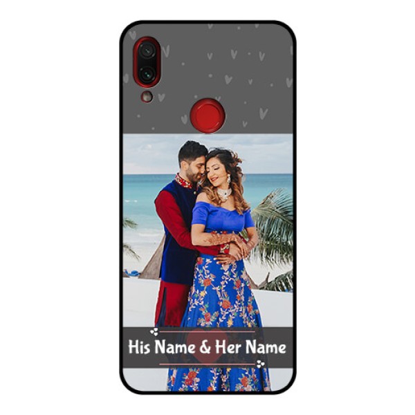 Redmi Note 7 Pro Custom Glass Mobile Case - Buy Love Design with Photo Online Redmi Note 7 Pro Custom Glass Mobile Case - Buy Love Design with Photo Online