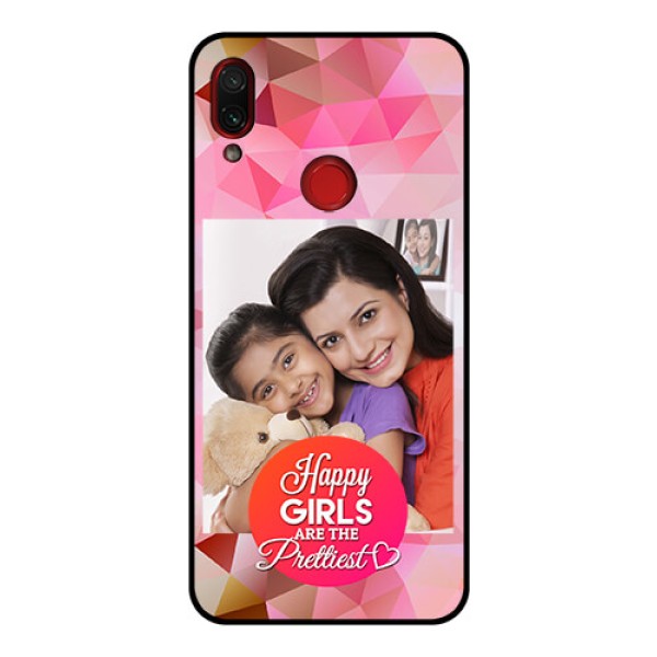 Redmi Note 7 Pro Photo Printing on Glass Case - Abstract Triangle Design Redmi Note 7 Pro Photo Printing on Glass Case - Abstract Triangle Design