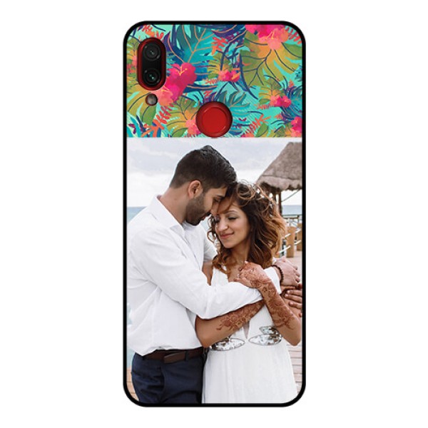 Redmi Note 7 Pro Photo Printing on Glass Case - Watercolor Floral Design Redmi Note 7 Pro Photo Printing on Glass Case - Watercolor Floral Design