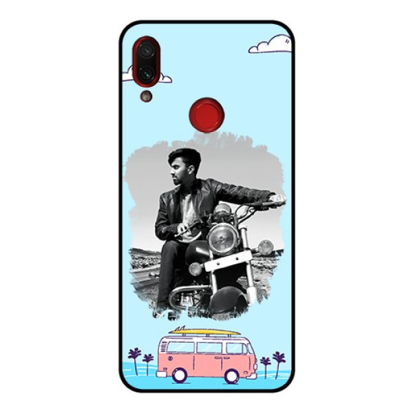 Redmi Note 7 Pro Photo Printing on Glass Case  - Travel & Adventure Design