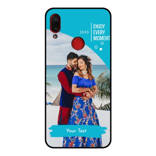 Redmi Note 7 Pro Custom Glass Mobile Case  - Happy Moment Design