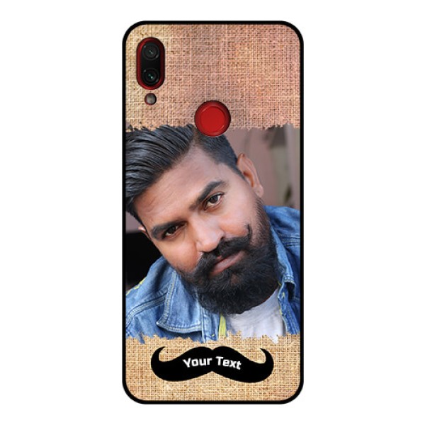 Redmi Note 7 Pro Personalized Glass Phone Case - with Texture Design Redmi Note 7 Pro Personalized Glass Phone Case - with Texture Design