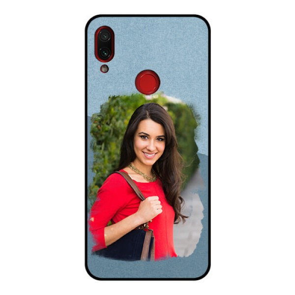 Redmi Note 7 Pro Custom Glass Mobile Case  - Grunge Line Art Design