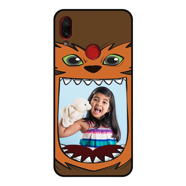 Redmi Note 7 Pro Photo Printing on Glass Case - Owl Monster Back Case Design Redmi Note 7 Pro Photo Printing on Glass Case - Owl Monster Back Case Design