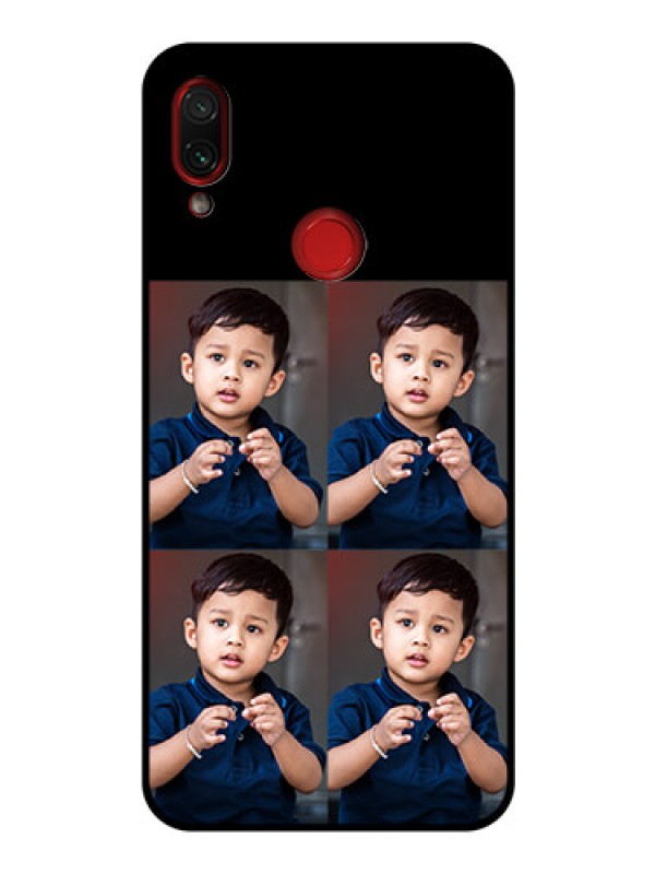 Custom Redmi Note 7 Pro 4 Image Holder on Glass Mobile Cover