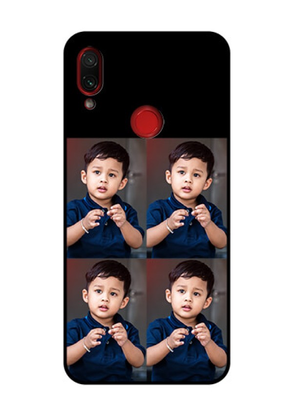 Redmi Note 7 Pro 4 Image Holder on Glass Mobile Cover