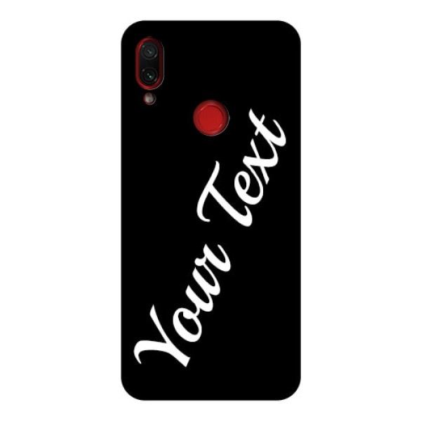 Redmi Note 7 Pro Custom Glass Mobile Cover with Your Name