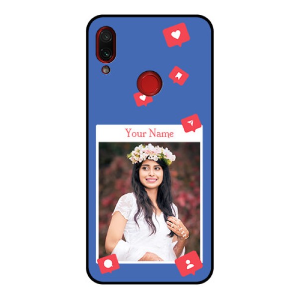 Xiaomi Redmi Note 7 Pro Custom Glass Phone Case - Like Share And Comment Design Xiaomi Redmi Note 7 Pro Custom Glass Phone Case - Like Share And Comment Design