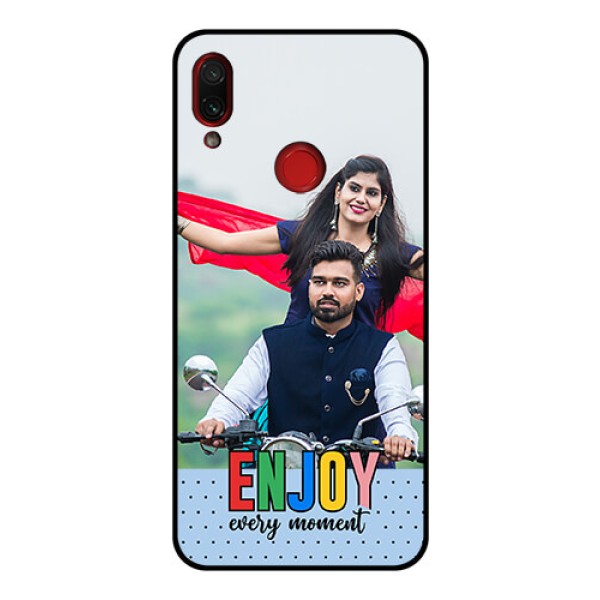 Xiaomi Redmi Note 7 Pro Photo Printing on Glass Case - Enjoy Every Moment Design Xiaomi Redmi Note 7 Pro Photo Printing on Glass Case - Enjoy Every Moment Design