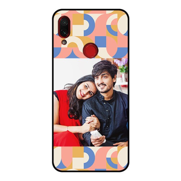 Xiaomi Redmi Note 7 Pro Photo Printing on Glass Case - Semi-circle Maze Pattern Design Xiaomi Redmi Note 7 Pro Photo Printing on Glass Case - Semi-circle Maze Pattern Design