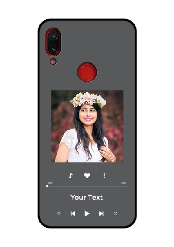 Xiaomi Redmi Note 7 Pro Custom Glass Mobile Case - Play The Music Design
