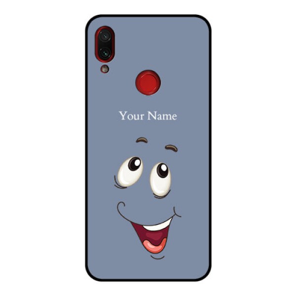 Xiaomi Redmi Note 7 Pro Photo Printing on Glass Case - Laughing Cartoon Face Design Xiaomi Redmi Note 7 Pro Photo Printing on Glass Case - Laughing Cartoon Face Design