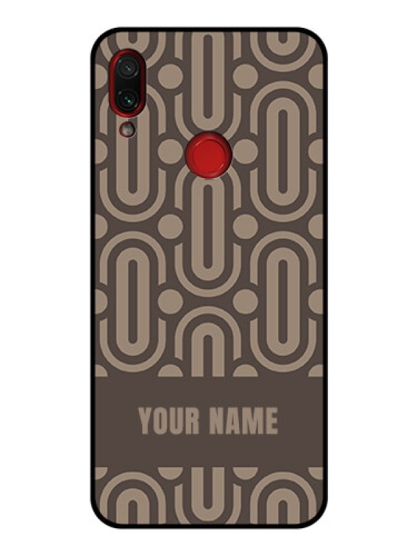 Custom Xiaomi Redmi Note 7 Pro Custom Glass Phone Case - Captivating Zero Pattern Design