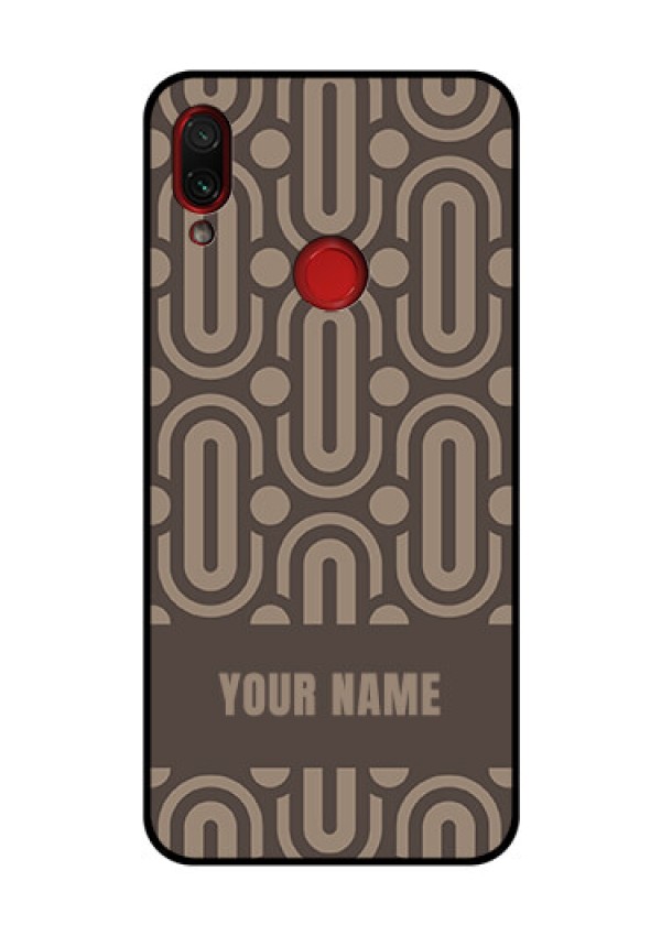 Xiaomi Redmi Note 7 Pro Custom Glass Phone Case - Captivating Zero Pattern Design