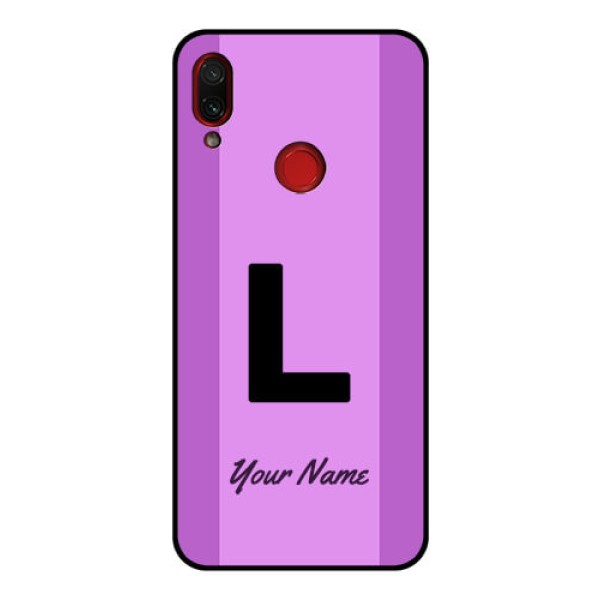 Xiaomi Redmi Note 7 Pro Custom Glass Phone Case - Tricolor custom text Design Xiaomi Redmi Note 7 Pro Custom Glass Phone Case - Tricolor custom text Design