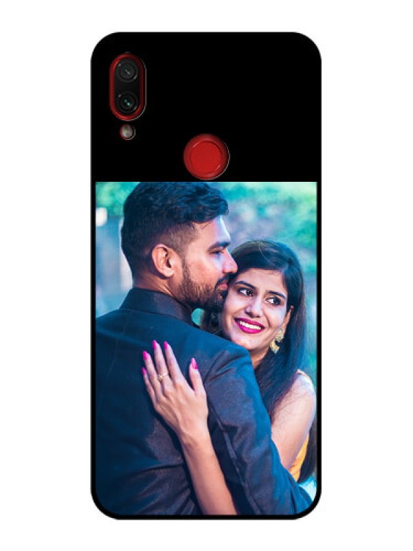 Custom RedmiNote 7 Pro Custom Glass Phone Case - Upload Full Picture With Custom Color Design