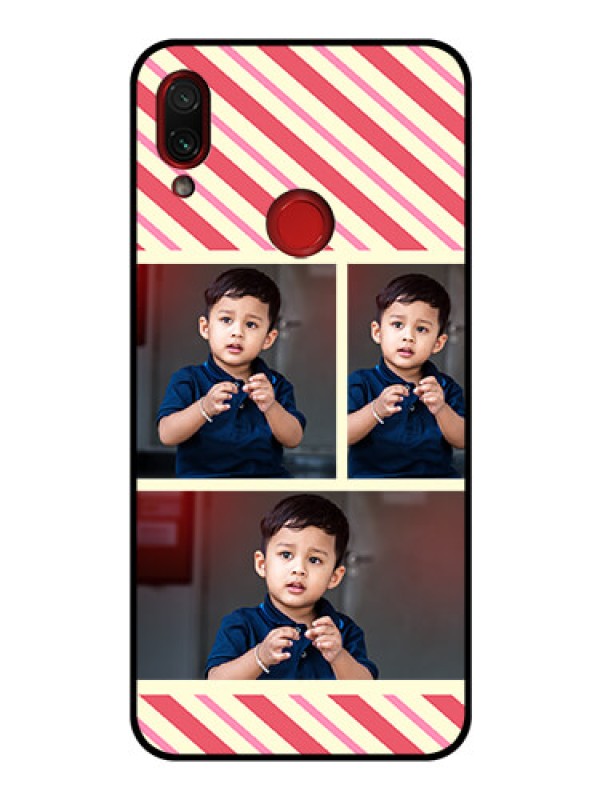 Custom Redmi Note 7 Personalized Glass Phone Case  - Picture Upload Mobile Case Design