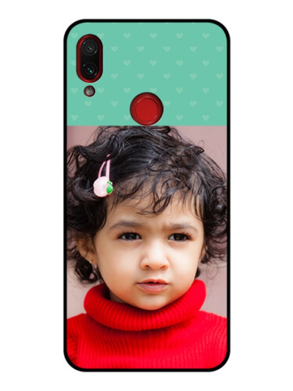 Custom Redmi Note 7 Custom Glass Phone Case  - Lovers Picture Design